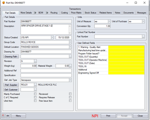 Scheduling & Machine Tool Monitoring 